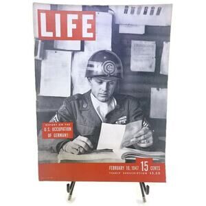 Life Magazine February 10 1947 Report On American Occupation of Germany